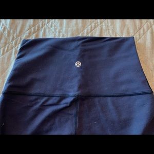 High-Waisted Navy blue leggings